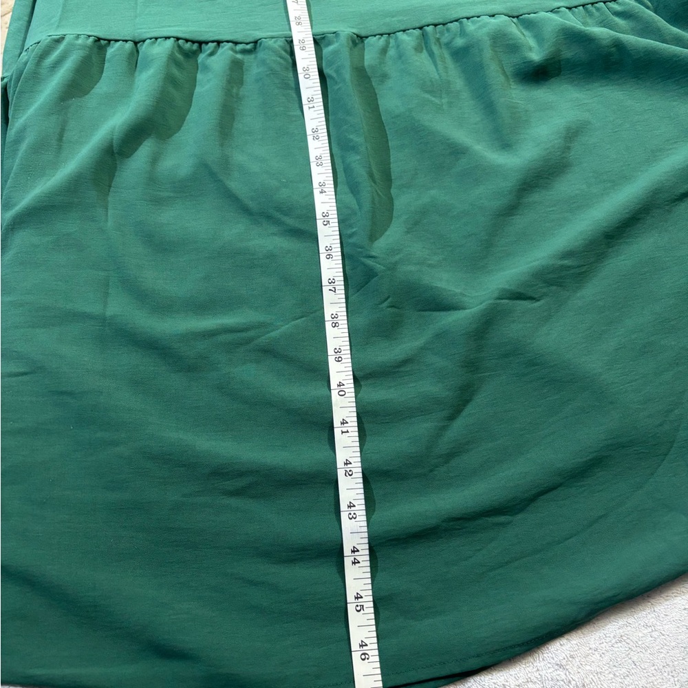a new day Emerald Green V-Neck Tiered Maxi Dress - Picture 9 of 9